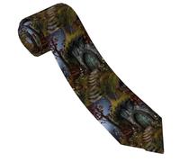 Cravates Hommes Classique Cravate Homme Polyvalente Cravates Pour Travail Affaires Événements,Jardin Féerique Gothique