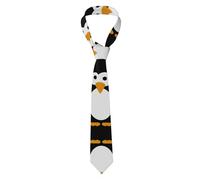 Cravates pour homme avec imprimé pingouin, cravate classique pour homme, cravates de remise de diplôme, cravates formelles d'affaires de mariage pour hommes
