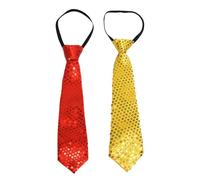 Cravates Pour Hommes 2 Pièces, Cravates À Paillettes, Cravates Pour Spectacle Sur Scène, Cravates De Fête, Accessoires Vestimentaires