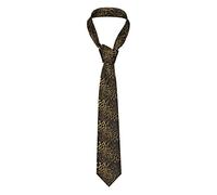 Cravates pour hommes, léopard tigre cravates pour hommes affaires cravates doux costume cravate mariage gentleman cravate formelle