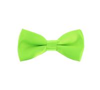 cravateSlim Noeud Papillon Garçon Vert fluo - Noeud Papillon Enfant Garçon d'Honneur Mariage, Baptême - Collection Père et Fils, Papa et Enfant