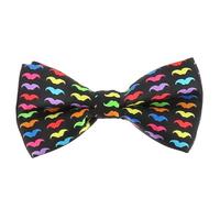 cravateSlim Noeud Papillon Moustache Multicolore