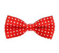 cravateSlim Noeud Papillon Rouge à pois Blancs