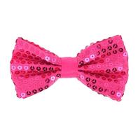 cravateSlim Noeud Papillon Strass et paillettes Fushia