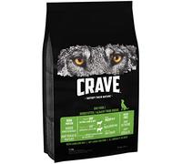 Crave Adult Croquettes pour Chiens sans céréales - 11,5 kg - avec Agneau et bœuf 100% naturels - Nourriture pour Chien sèche de qualité supérieure à Haute teneur en protéines - 1 Sachet