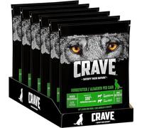 CRAVE Nourriture sèche de qualité supérieure avec Agneau et bœuf pour Chien - Nourriture pour Chien Adulte sans céréales à Haute teneur en protéines - 6 x 1 kg