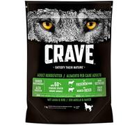 Crave Nourriture sèche pour chien adulte 1+ avec agneau et bœuf, 1 sachet (1 x 1 kg)