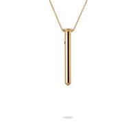 Crave Vesper Mini Vibromasseur Or - Bijou tendance luxueux et vibromasseur design discret en acier inoxydable, portable, étanche, USB-C, 5 modes dont Turbo, chaîne réglable