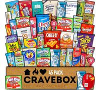CraveBox Das Klassische (30 Count) - Sorten-Sortiment Bündel Snacks, Bonbons, Chips, Schokolade, Kekse, Müsliriegel