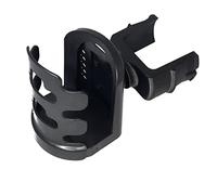 craVeDRIVE Porte-gobelet de voiture pour aérations rondes | Compatible avec Dacia | Porte-gobelet noir pour voiture Ventilation