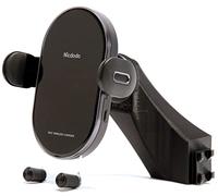 CraVeDRIVE Support de téléphone portable pour voiture 15 W avec fonction de charge I Compatible Dacia Media NAV Evolution I Wireless Quick Charge I Support de téléphone portable pour voiture