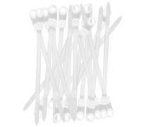 Craves à tête électrique, serre-câbles en nylon | Sangle de câble multifonctionnelle avec trou de vis | 100 attaches de fil réutilisables, outil de gestion des câbles pour la maison