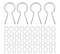 Craves de clôture en métal, attaches de câbles métalliques | Fixer robuste Fixation haute résistance en acier galvanisé | Clips de clôture de fil de câble robuste en acier pour une utilisation en plei