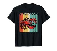 Crawdaddy rétro écrevisses Cajun bouillir Homard Fruits de mer huîtres T-Shirt