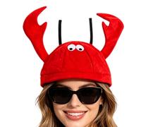 Crawfish Cosplay Hat - Soft 3D Lobster Party Headwear construction