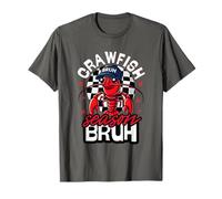 Crawfish Season Bruh Chapeau d'écrevisses pour garçon T-Shirt