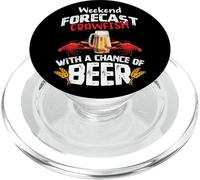 Crawfish with a Chance of Beer Weekend Forecast Seafood Boil PopSockets PopGrip pour MagSafe