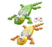 Crawler Gecko Toy - Rechargeable Fun Reptile Plaything | Double Mode Funny Remote Control Crawling Lizard, Wall Crawler Gecko Remote Control for Boys Girls Preschoolers Pupils Teens Halloween Christma