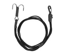 Crawler Mmabeutf RC, sangle de treuil cinétique, sangle de corde de remorque de remorquage élastique avec crochets pour 1/10 1/8 RC (Noir)