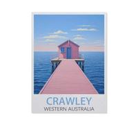 Crawley Western Australia，Puzzle pour Adultes 1000 Pièces en Papier Puzzles Jeu Cadeau Accueil Décoratif Mots Croisés（50x70cm）-HD63