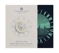 CrawleyCoins Greenwich 2025 Royal Observatory Pièce de monnaie non circulée dans un paquet menthe