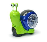 Crawling Snail Baby Toy, Musical Universal Snail Toys Universal Interactive Lightup Tummy Time Electric Toy for Toddlers Kids (Verte)