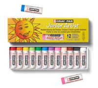 CRAY-PAS Junior Artist Boîte de 12 Pastels à huile Chubbies couleurs assorties 18 mm