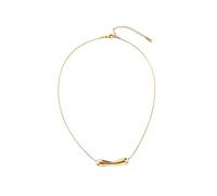 crayfomo 14K Gold Irregular Pattern Necklace, Geometric Pendant Necklace, Unique Jewelry and Charming Accessory for Parties
