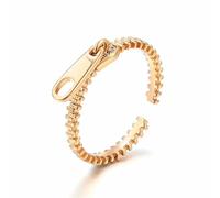 crayfomo 2PC Vintage Style Zipper Anneau D'ouverture À La Mode Doigt Accessoire D'or Durable Léger pour Renforcé Esthétique Appel pour Usage Quotidien