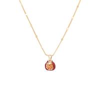 crayfomo Collier pendentif grenade mignon pour les femmes Dainty Gold-Tone chaîne bijoux pour l'usure quotidienne et cadeaux
