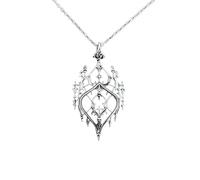 crayfomo Creux château collier Vintage gothique collier creux château pendentif approprié pour le festival, vacances, fête et la vie quotidienne