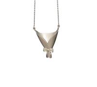 crayfomo Floral Bow robe-inspiré collier de cuivre un jardin créatif ornant votre décolleté un cadeau d'anniversaire romantique pour copines et Besties