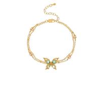 crayfomo Noeud Zircon Bracelet-Amitié est comme un arc, réglable meilleurs amis ruban coeur CZ Bestie charme cadeau bijoux pour les femmes