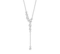 crayfomo Starlight pompon mousseux collier de diamants, une niche et de la lumière de luxe en forme d'étoile pendentif clavicule chaîne, exquis en forme d'étoile Tassel design chaîne de cou