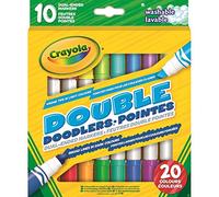 Crayola - 10 Feutres double pointes - Loisir créatif - feutres et accessoires fantaisies - à partir de 3 ans - Jeu de dessin et coloriage