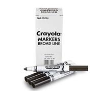 Crayola 12 Count Black Original Bulk Markers