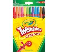 Crayola - 12 Crayons à la cire rétractables - Coloriage - 256319.024