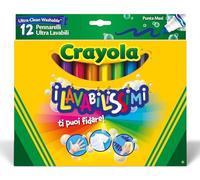 Crayola - Feutres à colorier 58-8329-e-000 - Ultra lavables - 12 pièces