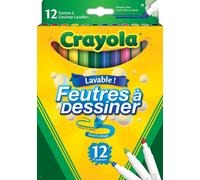 Crayola 12 Feutres À Dessiner - Boîte Française