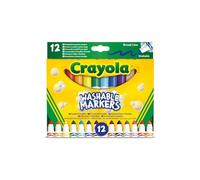 CRAYOLA 12 feutres lavables à pointe maxi