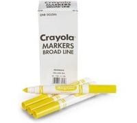 Crayola 12 marqueurs en vrac, jaune Jaune G