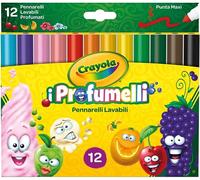 Crayola 12 Marqueurs Lavables Et Parfumés Pour Enfants À Pointe Élargie