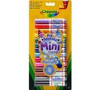 Crayola Mini feutres à colorier 14 pièces – Lavables – Multicolore