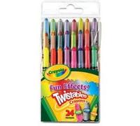 Crayola - 24 Crayons À Effets Spéciaux Twistables