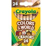 Crayola 24 ct. Crayons Couleurs du monde