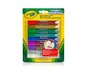 Crayola - 3.3542 - Glitter Glue - Loisir Créatif - Couleurs Assorties