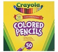 Crayola 50ct Long Colored Pencils (68-4050) Paquet de 6 G