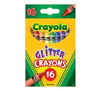 Crayola - 52-3716 - 16 Crayons Cire Pailleté