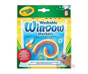 Crayola 58â8165 lavable fenĂŞtre marqueurs 8 fils