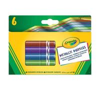 CRAYOLA 6 marqueurs métallisés